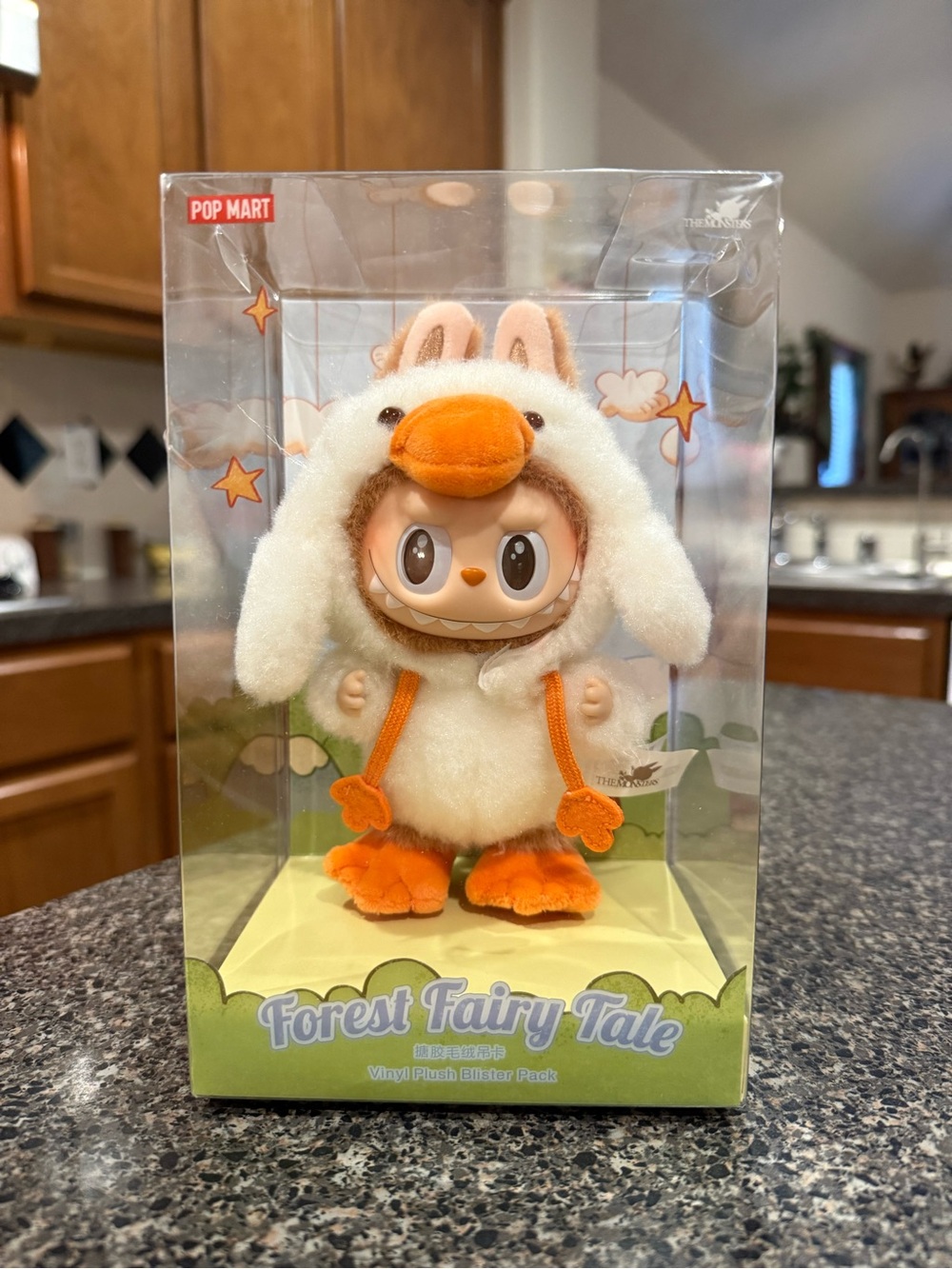 POP MART Forest Fairy Tale Plush Toy - White & Orange